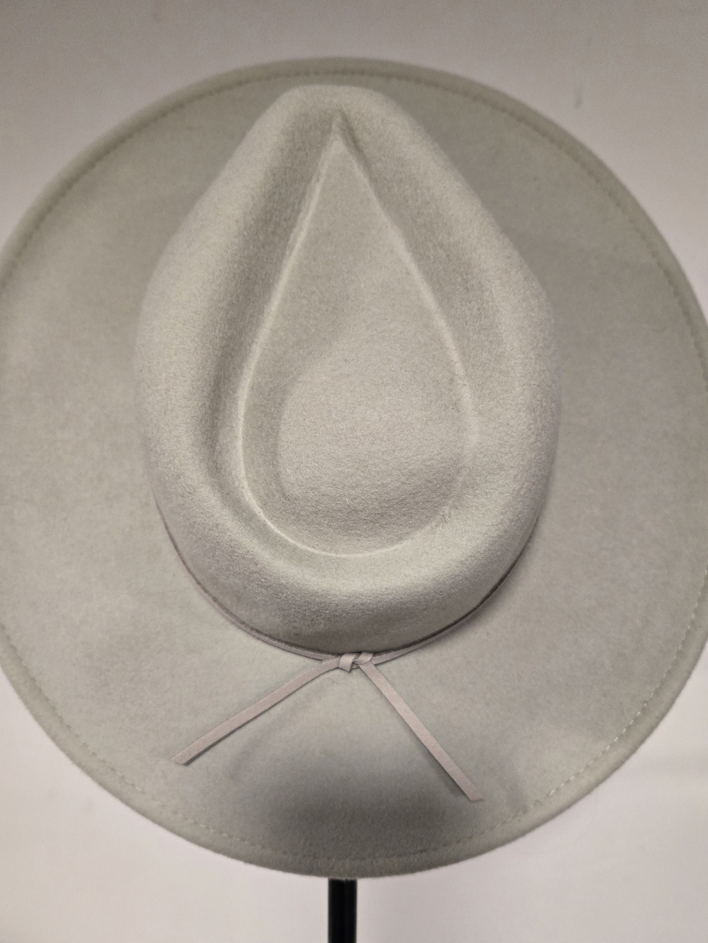 Sonoma Women's Wide Brim Felt Hat in Light Gray
